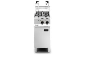 Lincat Opus 800 Electric Free-standing Twin Tank Fryer with Pumped Filtration - 2 Baskets - W 400 mm - 14.0 kW