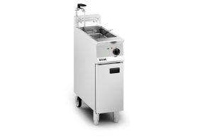 Lincat Opus 800 Electric Free-standing Single Tank Fryer with Pumped Filtration - 1 Basket - W 300 mm - 12.0 kW