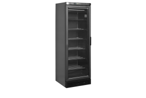 UFSC371G Black L/H Display Freezer, Left Hinged