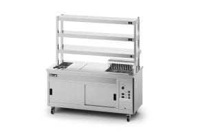 Lincat Panther SuperPass Series Free-standing Hot Cupboard - Bain Marie Top - W 1800 mm - 11.62 kW