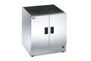 Lincat Silverlink 600 Free-standing Heated Open-Top Pedestal with Doors - W 600 mm - 0.5 kW