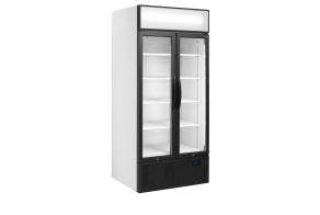 FSC891H 2-door display cooler with canopy