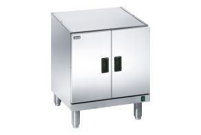 Lincat Silverlink 600 Free-standing Heated Pedestal with Legs and Doors - W 600 mm - 0.5 kW