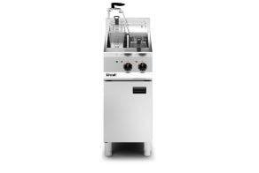 Lincat Opus 800 Electric Free-standing Twin Tank Fryer with Pumped Filtration - 2 Baskets - W 400 mm - 14.0 kW