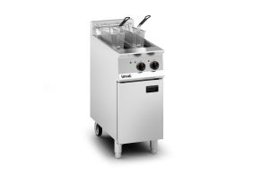 Lincat Opus 800 Electric Free-standing Twin Tank Fryer - 2 Baskets - W 400 mm - 14.0 kW