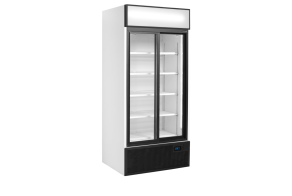 FSC891S 2-door display cooler with canopy