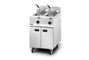 Lincat Opus 800 Propane Gas Free-standing Twin Tank Fryer - 2 Baskets - W 600 mm - 32.0 kW