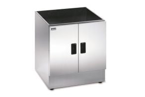 Lincat Silverlink 600 Free-standing Ambient Open-Top Pedestal with Doors - W 600 mm