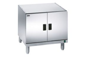 Lincat Silverlink 600 Free-standing Heated Pedestal with Legs and Doors - W 750 mm - 0.75 kW