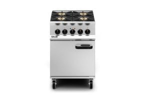 Lincat Opus 800 Dual Fuel [Propane Gas] Free-standing Oven Range - 4 Burners - W 600 mm - 26.8 kW