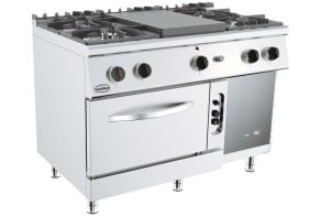 BASE 700 SOLID TOP RANGE 4 BU. GAS OVEN