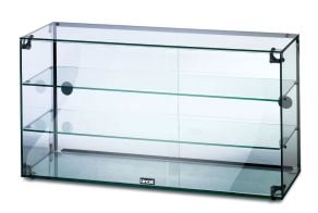 Lincat Seal Counter-top Glass Display Case - Rear Sliding Doors - W 907 mm